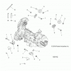 A18SXE95FR SPORTSMAN 1000 XP EU Engine, mounting and transmission mounting - a18sx...