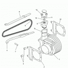ACE 150 EFI MD WHITE Engine, cylinder comp - a20hab15n2 [101504]