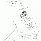 A18SVE95BR SCRAMBLER XP 1000 Steering, steering post asm. - a18sve95br
