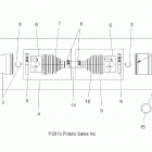 A18SVE95FR SCRAMBLER XP 1000 EU Drive train, drive shaft, rear - a18sve95fr