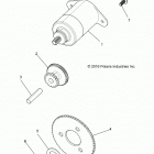 ACE 150 EFI MD WHITE Engine, starter motor - a20hab15n2 [101156]