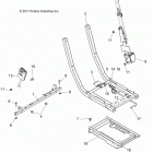 A19DAE57D5 ACE 570 EFI PS HD Body, seat mounting and belt - a19dae57d5 (101496)