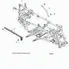 A19SXM95AL SPORTSMAN XP 1000 HIGH LIFTER Chassis, main frame - a19sxm95al