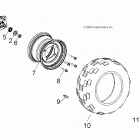 A19YAK05B7/B6/N7/N6 OUTLAW 50 Wheels, front - a19yak05b7  /  b6  /  n7  /  n6 (4...