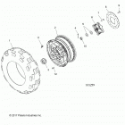 A18SHD57B9/E57BB/E57BS SPORTSMAN 570 SP Wheels, front tire and brake disc - a18shd57b9  / ...