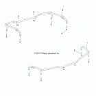 A18SHD57B9/E57BB/E57BS SPORTSMAN 570 SP Body, front and rear rack extenders - a18shd57b9 (...
