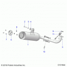 ACE 150 EFI Engine, exhaust system - a20hab15a2 [c101844]