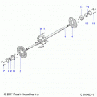 ACE 150 EFI MD WHITE Suspension, rear axle - a20hab15n2 (101423-1)