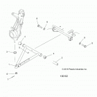 A18SAA50N5 450 SPORTSMAN HD 2x4 Suspension, a-arm and strut mounting - a18saa50n5 ...