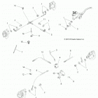 A18SVE95BR SCRAMBLER XP 1000 Brakes, brake lines - a18sve95br