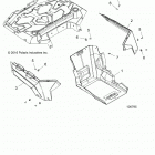 ACE 150 EFI MD WHITE Body, rear box and fenders - a20hab15n2 (100795)