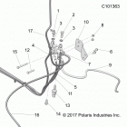 A18SES57C1/C2/C5/C7/E1/E5/E7/T57C1/C7/E1/E7 SPORTSMAN 570 EPS TRACTOR Brakes, valve system - a18ses57c1  /  c2  /  c5  /...