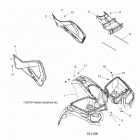 A18SDS57C5/E5 SPORTSMAN 570 TOURING EPS TRACTOR Body, front cab and side panels - a18sds57c5  /  e...