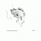 A18DAA57F5 ACE 570 EFI EURO Drive train, front gearcase mounting- a18daa57f5 (...