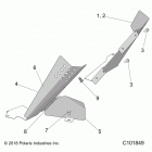 SPORTSMAN 570 EPS HD UTILITY AUS/NZ Body, debris shields - a20sue57d5 (c101849)