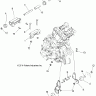 A18SES57C1/C2/C5/C7/E1/E5/E7/T57C1/C7/E1/E7 SPORTSMAN 570 EPS TRACTOR Engine, mounting - a18ses57c1  /  c2  /  c5  /  c7...
