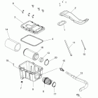 A18SDA57B7/L7/E57B5 SPORTSMAN TOURING 570 EFI/EPS Engine, air intake system - a18sda57b7  /  l7  /  ...