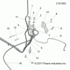 A18SES57C1/C2/C5/C7/E1/E5/E7/P57C1/T57C1/C7/E1/E7 SPORTSMAN 570 EPS TRACTOR Brakes, valve system - a18ses57c1  /  c2  /  c5  /...