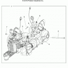 A18HAA15N7 ACE 150 MD Engine, engine and transmission mounting - a18haa1...