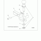 A18SES57C1/C2/C5/C7/E1/E5/E7/T57C1/C7/E1/E7 SPORTSMAN 570 EPS TRACTOR Chassis, hitch - a18ses57c1  /  c2  /  c5  /  c7  ...
