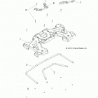 A18SES57C1/C2/C5/C7/E1/E5/E7/T57C1/C7/E1/E7 SPORTSMAN 570 EPS TRACTOR Body, rear rack and hand grips - a18ses57c1  /  c2...