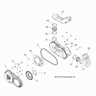 A18SES57C1/C2/C5/C7/E1/E5/E7/T57C1/C7/E1/E7 SPORTSMAN 570 EPS TRACTOR Body, clutch cover - a18ses57c1  /  c2  /  c5  /  ...