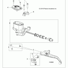 A18SDA57B7/L7/E57B5 SPORTSMAN TOURING 570 EFI/EPS Brakes, front brake lever and master cylinder - a1...