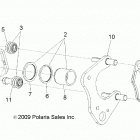 A18SVE95BR SCRAMBLER XP 1000 Brakes, front caliper - a18sve95br