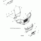 A18SDA57B7/L7/E57B5 SPORTSMAN TOURING 570 EFI/EPS Body, front bumper and mounting - a18sda57b7  /  l...