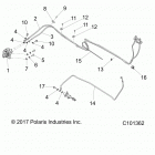 A18SES57C1/C2/C5/C7/E1/E5/E7/T57C1/C7/E1/E7 SPORTSMAN 570 EPS TRACTOR Brakes, rear brake lines - a18ses57c1  /  c2  /  c...