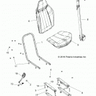 ACE 150 EFI MD WHITE Body, seat - a20hab15n2 (100798)