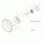 A18SDA57B7/L7/E57B5 SPORTSMAN TOURING 570 EFI/EPS Wheels, front tire and brake disc - a18sda57b7  / ...