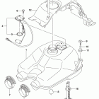 LT,F400F Топливный бак