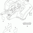 LT,A500X Rear fender (lt-a500xl8 p03)