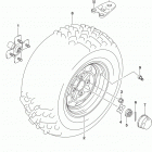 LT,A500XP Lh rear wheel
