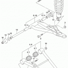 LT,A500X Подвеска передняя