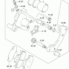 LT,A400F Передние тормоза