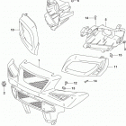 LT,A500XP Front grille (lt-a500xpbl8 p33)