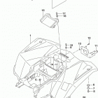 LT,F400F Задний бампер