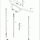 LT500R Quad Racer Handlebar - control cable
