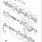LT250S Quad Sport Трансмиссия