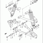 LT500R Quad Racer Suspension arm (model j / k / l)