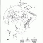 LT250S Quad Sport Заднее крыло