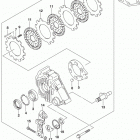 LT,A500X,XC Задний тормоз