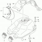 LT,F400F Топливный бак
