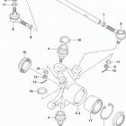 LT,A500XP,C,Z Рулевая ,поворотный кулак