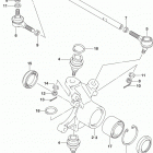 LT,A500X,XC Рулевая ,поворотный кулак