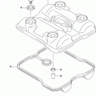 LT,A750X,XC Крышка головки цилиндров