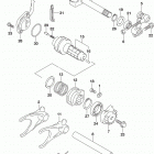 LT,A500X,XC Механизм  переключения передач