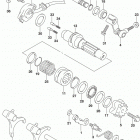 LT,A400F,C,Z Механизм  переключения передач